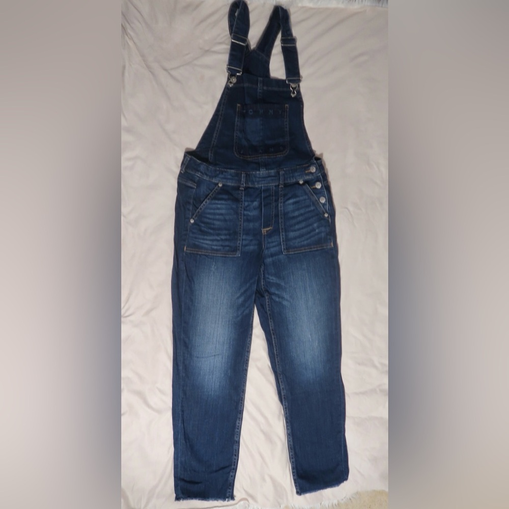 Tommy Hilfiger Dark Blue Denim Overalls Jumpsuit